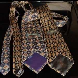 Lanvin Paris and Savile Row silk ties